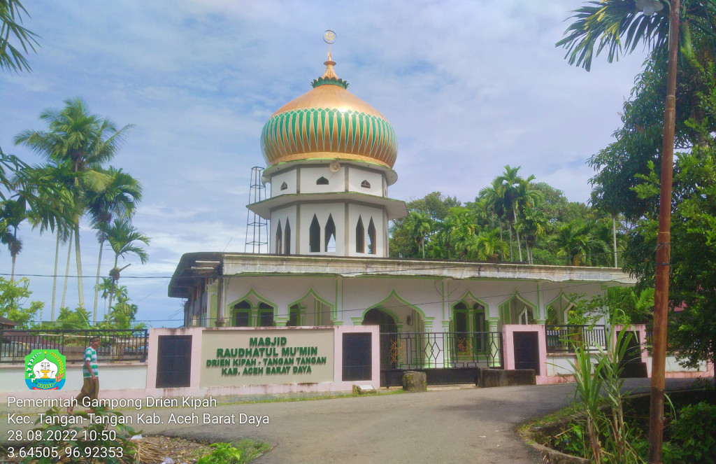 Mesjid Raudhatul Mu'min Gampong Drien Kipah